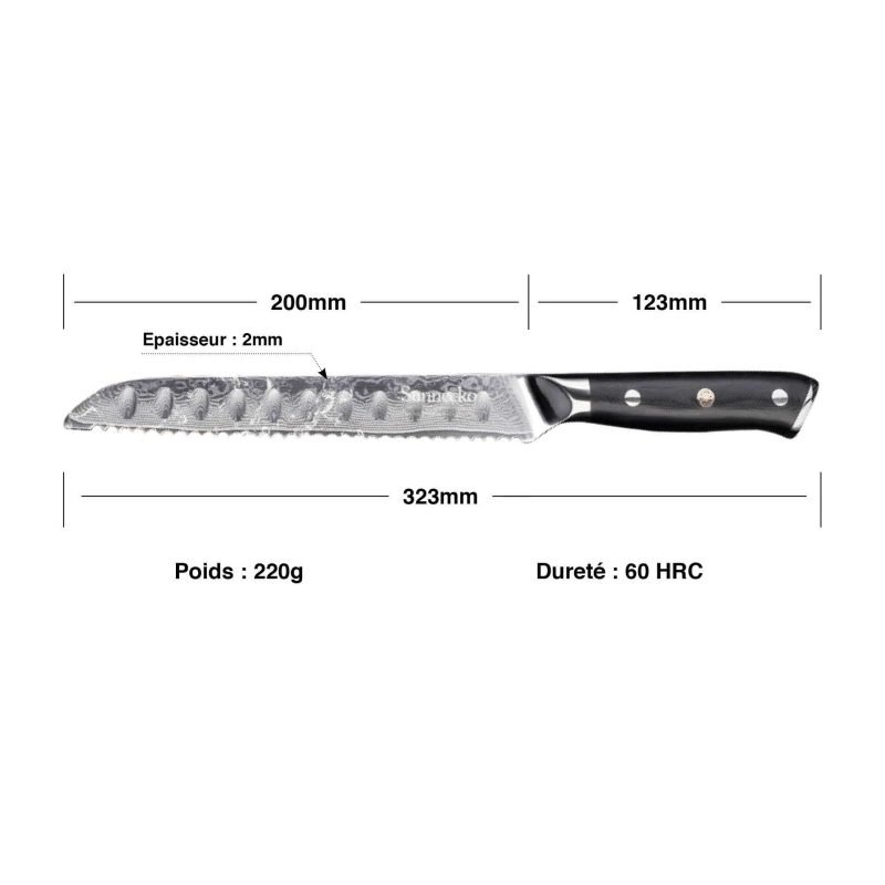 Brotmesser Edelstahl