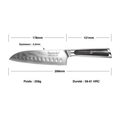 Japanische Santoku Messer